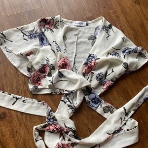 Two piece floral set